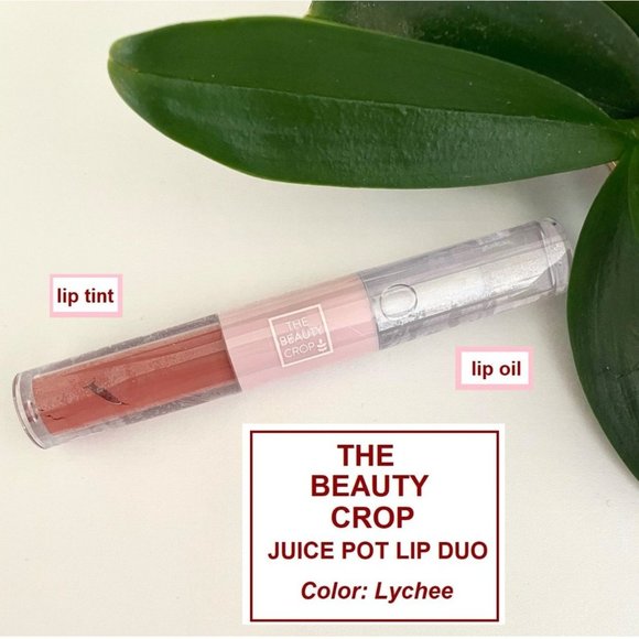 The Beauty Crop Juice Pot Lip Duo in Lychee New Creamy Lip Tint and Clear Duo - Picture 1 of 11